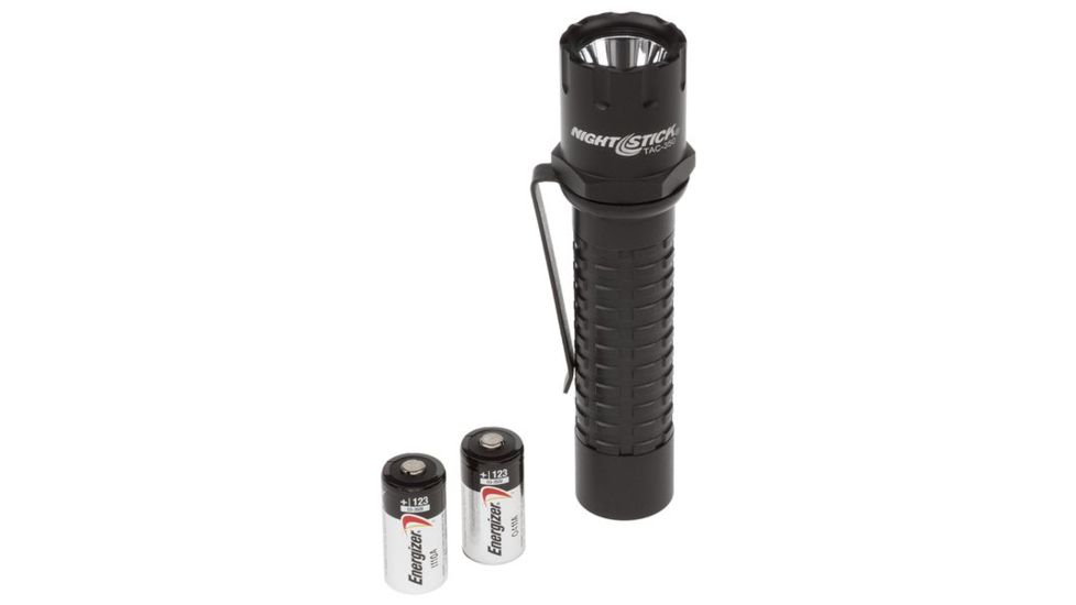 Nightstick Tactical Aluminum LED Flashlight,Non-Rechargeable,180 Lumens,Black TAC-350B
