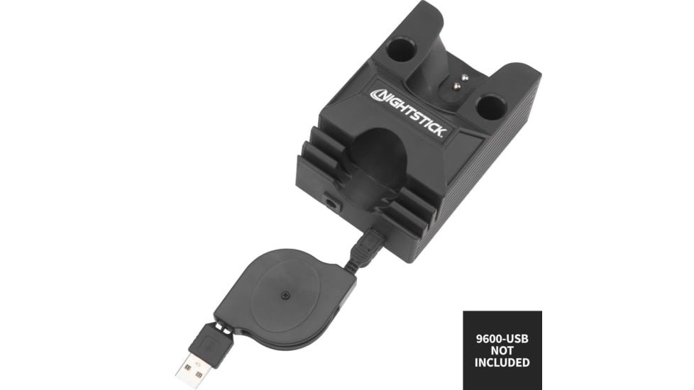 Nightstick USB Charge Cord for NSR-9512/9514/9612/9614/9744/9746/9920/9924/9944 Series LED Lights, Black 9600-USB