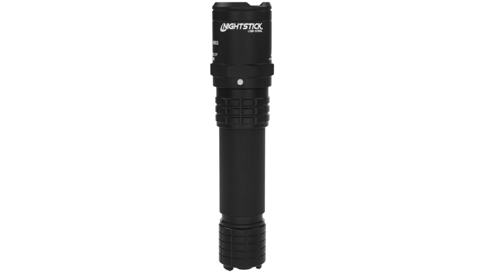 Nightstick USB Rechargeable Metal Dual LED Flashlight, 900 Lumens, Black, USB-578XL
