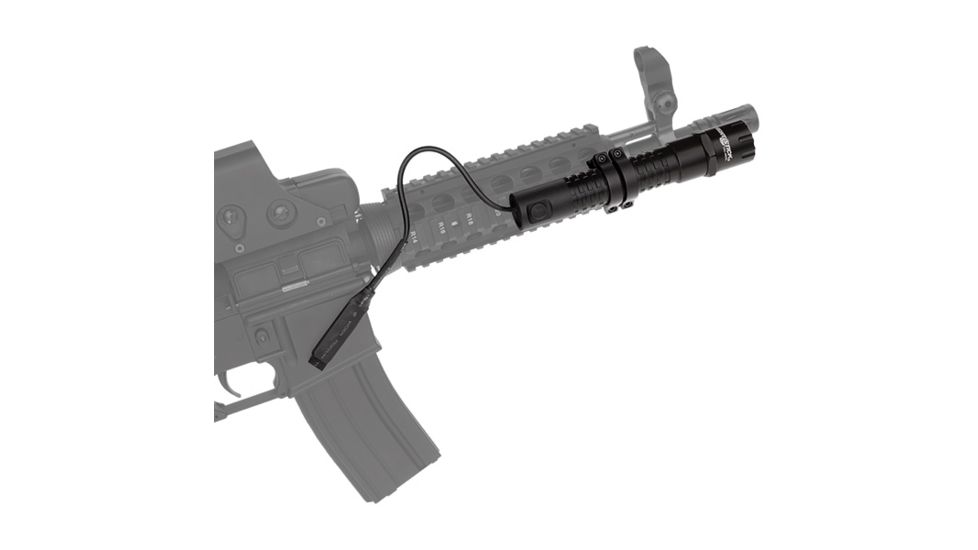 Nightstick Xtreme Lumens Tactical Long Gun Light Kit,Black,800 Lumens,Remote Pressure Switch,Ring,2 CR-123 Batteries TAC-460XL-K01