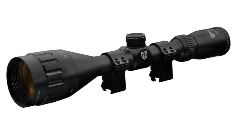 Nikko NMC41250W MountMaster 4-12x 50mm Obj 30-11 Ft @ 100 Yds FOV 1 Tube Blk
