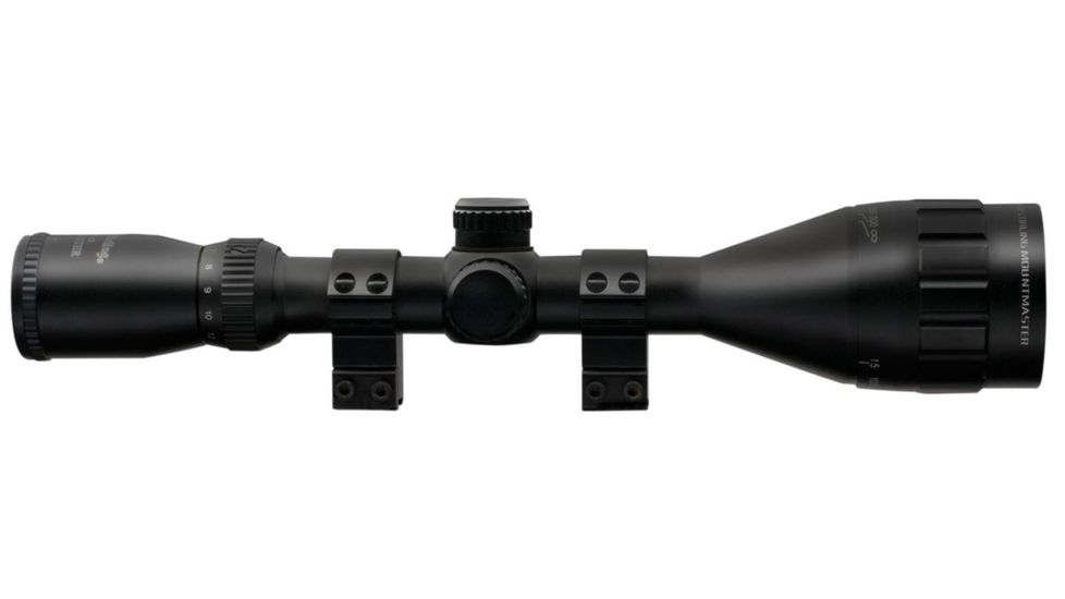 Nikko NMC41250W MountMaster 4-12x 50mm Obj 30-11 Ft @ 100 Yds FOV 1 Tube Blk