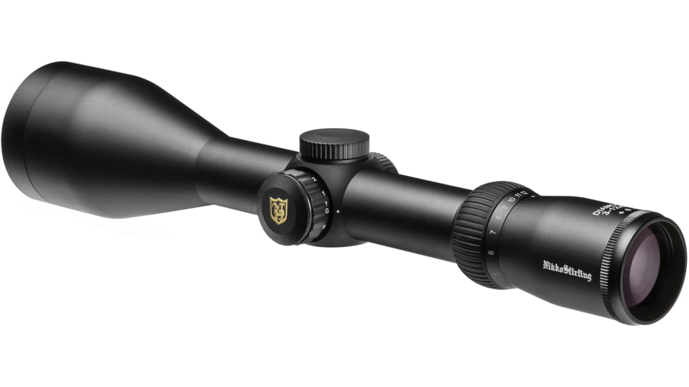 Nikko Stirling Diamond 3-12x56mm Rifle Scope, 30mm Tube, Illuminated German #4 Dot Reticle, Black, ndsi31256