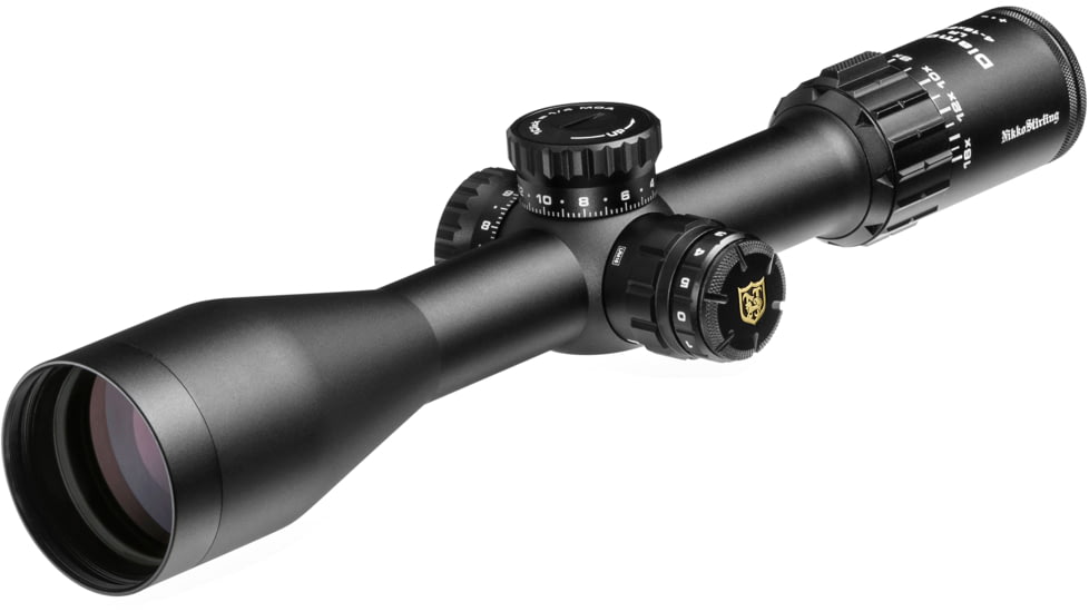 Nikko Stirling Diamond 4-16x50mm, 30mm Tube, Rifle Scope, Illuminated Hold Fast Reticle w/Sunshade, Matte Black, NDSI41650LRHF