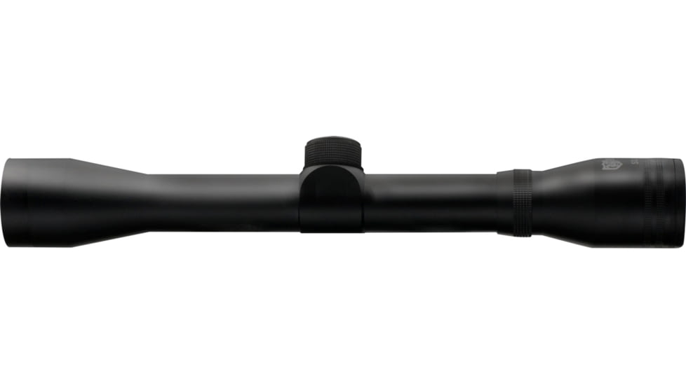 Nikko Stirling Mountmaster Silver Crown 4x32mm Rifle Scope, 1in Tube, HMD Reticle, 1/4 MOA, Black, nsc432n