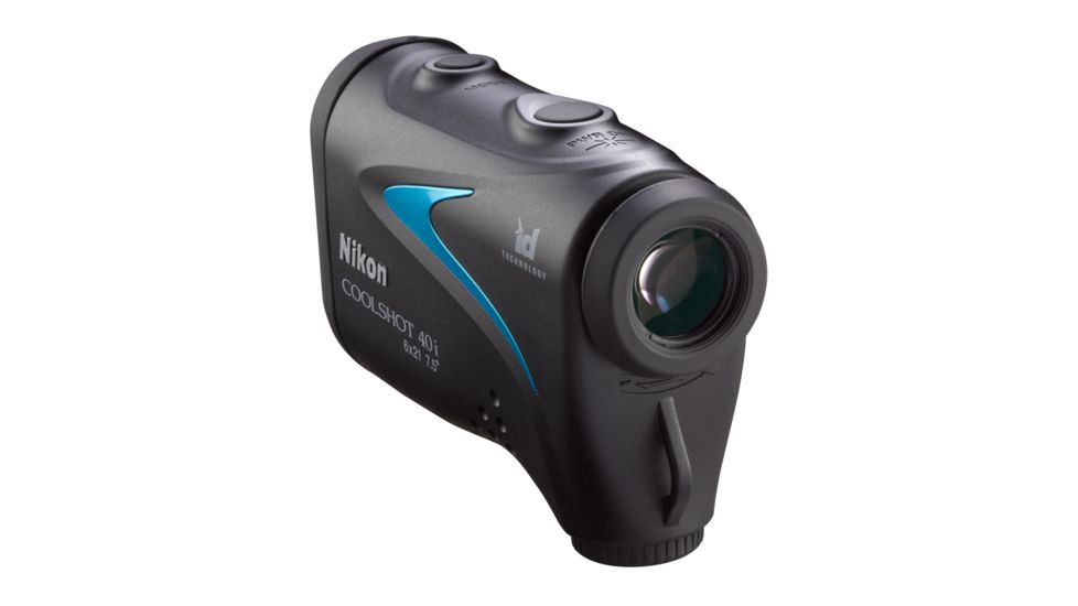 Nikon CoolShot 40i 6x21mm Golf RangeFinder, Black/Blue, 16202
