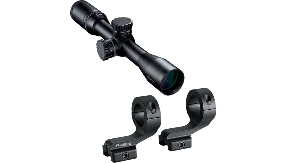 Nikon P-22 2-7x32 Rifle Scope, Matte Black, w/ NP Reticle &amp; Extra Turret 8498 w/ FREE Nikon P-Series Scope Mount w/ Rings 826 