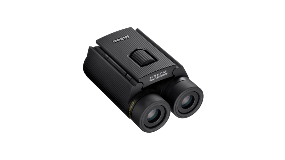 Nikon Trailblazer 8x25mm Porro Prism Binoculars, Black, Compact, 16852