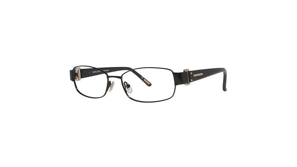 Nina Ricci NR2401 Progressive Prescription Eyeglasses - Frame Black, Size 53/16mm NR2401F01