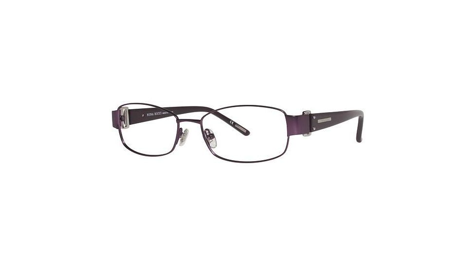 Nina Ricci NR2401 Progressive Prescription Eyeglasses - Frame Purple, Size 53/16mm NR2401F03