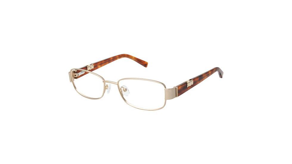 Nina Ricci NR2401CF Single Vision Prescription Eyeglasses - Frame GOLD/TORTOISE, Size 53/16mm NR2401CF04