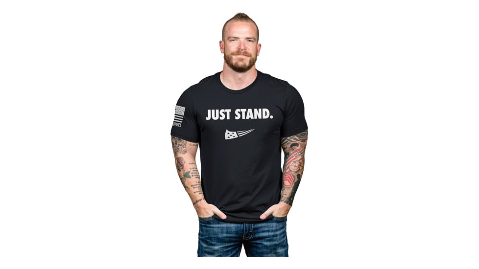 Nine Line Apparel Just Stand Men's T-shirt Black X-large