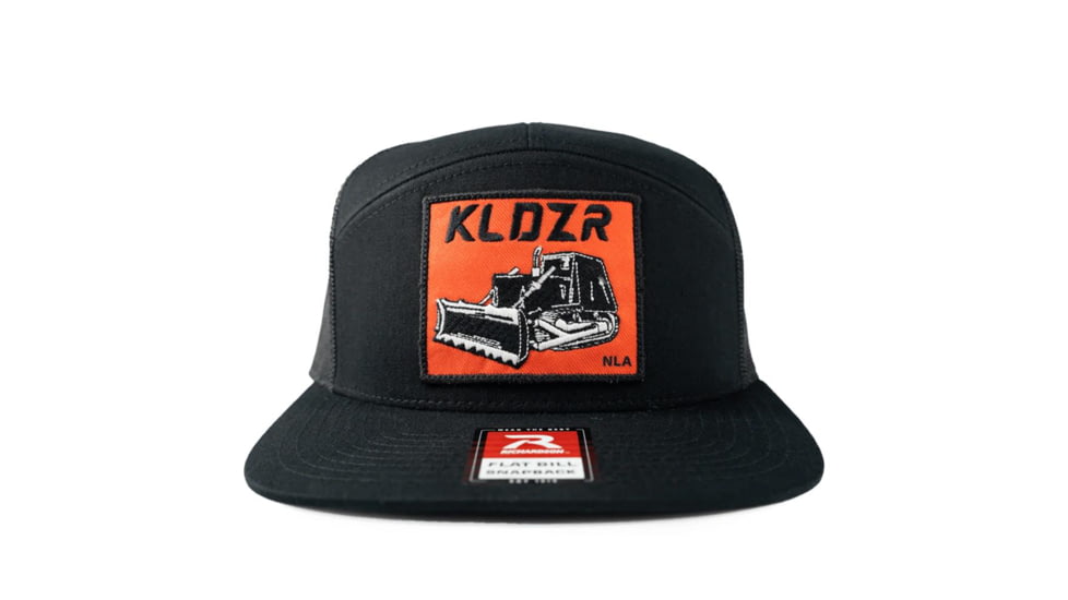 Nine Line Apparel Nine Line Killdozer 7-Panel Richardson Trucker Hat Black, KILLDOZER-HAT-168-BLACK