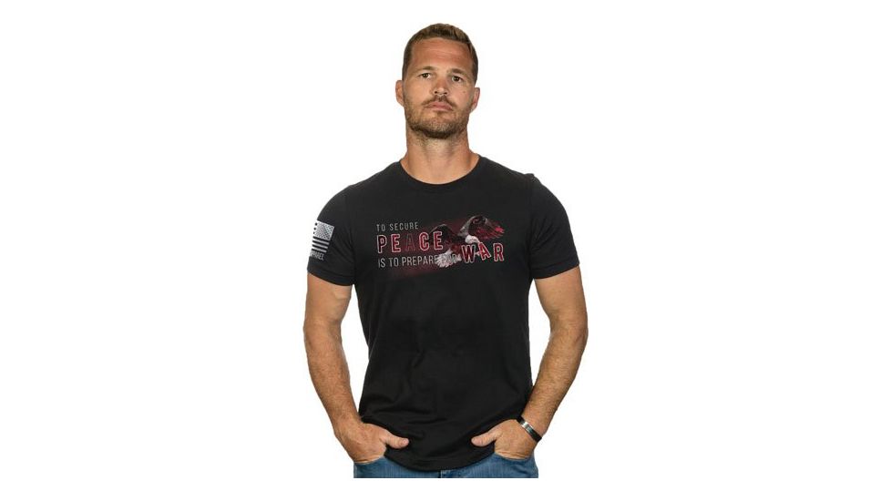 Nine Line Apparel Peace War Mens T-shirt Navy 2x-large