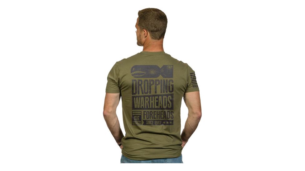 Nine Line Apparel Warheads On Forheads Men's T-shirt Grn 3xl