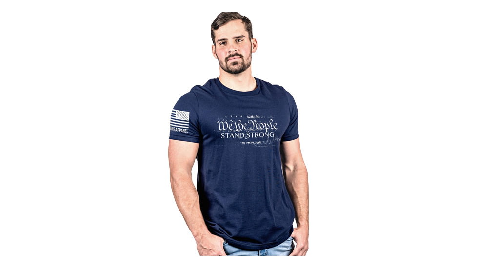 Nine Line We The People T-Shirt - Mens, Midnight Navy, 2XL, WTPSTROTSMIDNIGHTNAVY2XL