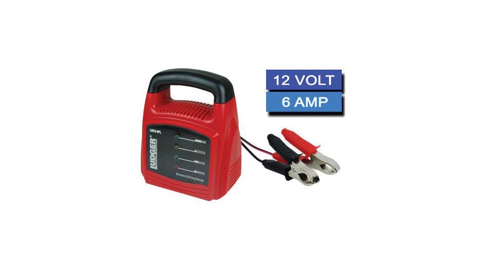 Nippon 6 Amp Battery Charger, Red LBCH6PL