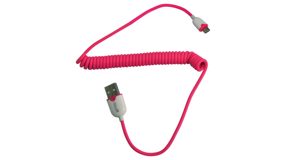 Nippon Micro USB To USB - Sync/Charger Coiled Cable For Smartphone ICCMUPK5