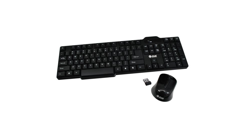 Nippon Wireless Keyboard And Mouse For Desktop, Black BLIBMKM500