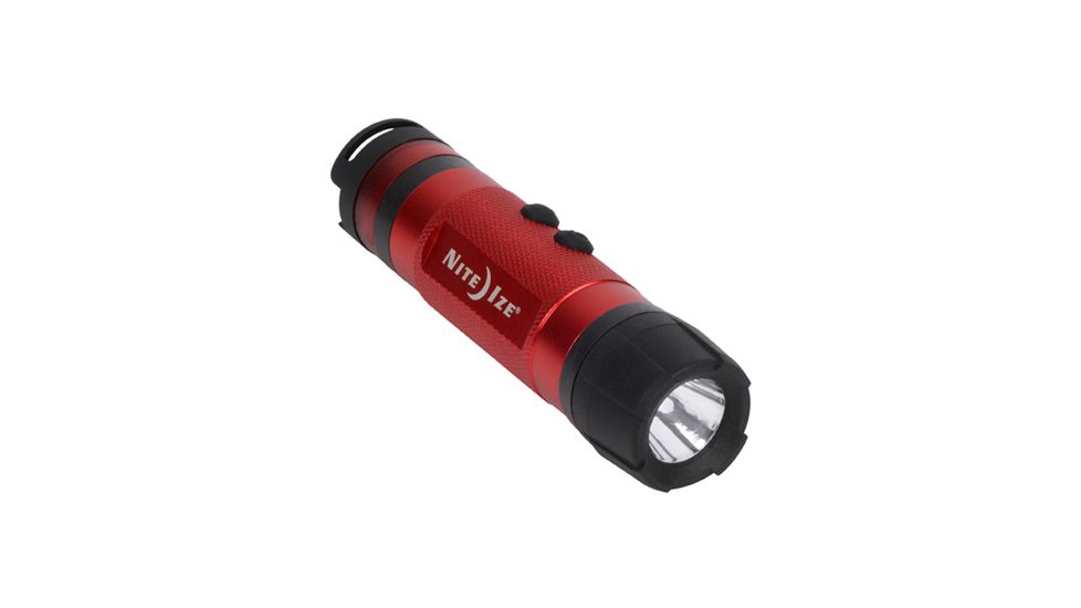 Nite Ize 3-in-1 AA Mini LED Flashlight,80 Lumens,Red NL1A-10-R7