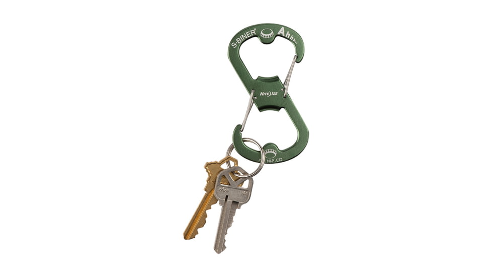 Nite Ize Aluminum Bottle Opener, Olive SBOA-08-R6