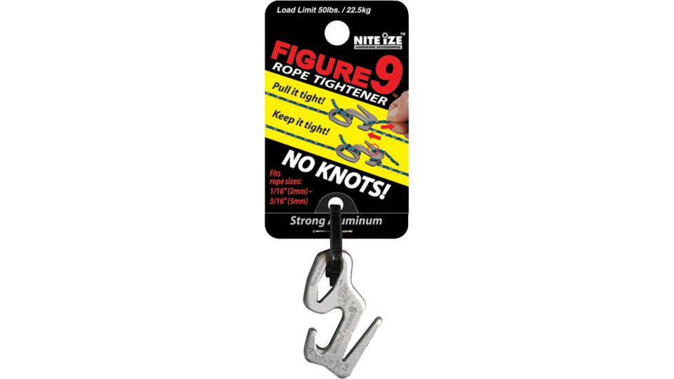 Nite Ize F9S-02-09 Figure 9 Rope Tightener/Tensioning Tool - Small - Single Pack