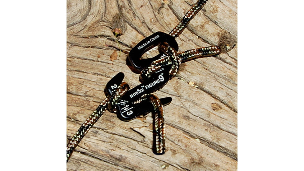 Nite Ize Figure 9 Rope Tightener Tensioning Tool Small Black Camo Rope