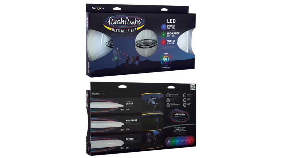 Nite Ize Flashflight LED Disc Golf Set FGDK-07-R8