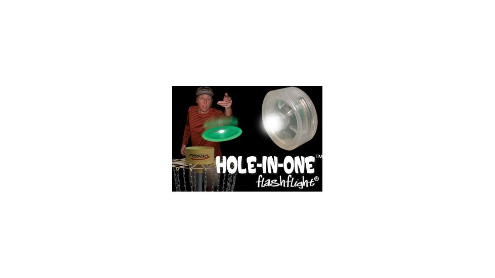 Nite Ize HIO-07-02 Hole-In-One White LED Light to Illuminate Your Flying Disc