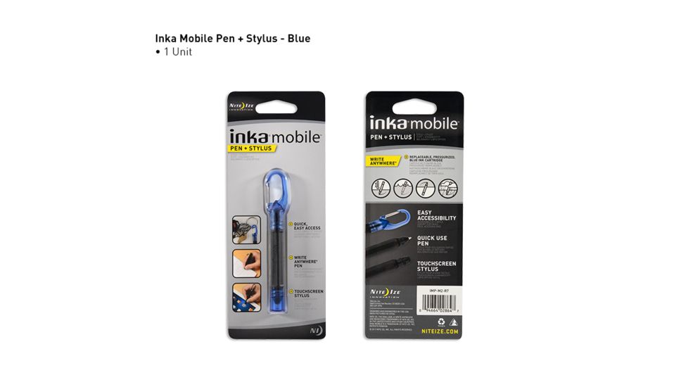 Nite Ize Inka Mobile Pen, Translucent Blue IMP-M2-R7