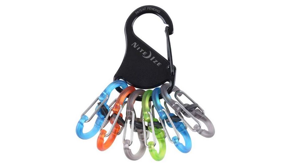 Nite Ize KeyRack Locker Stainless - S-Biner Plastic MicroLocks KLKP-01-R3
