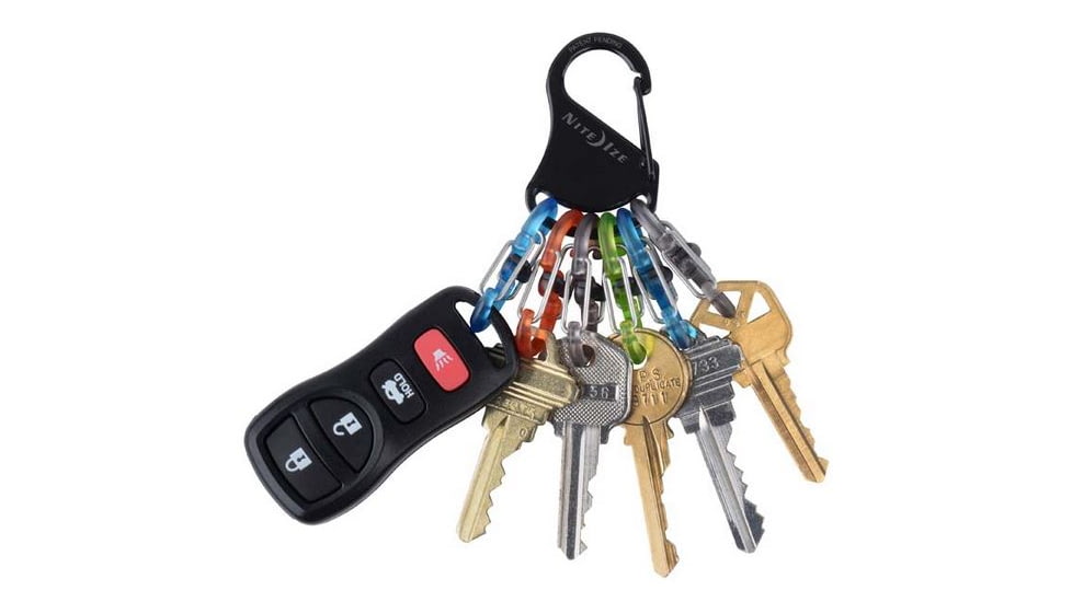 Nite Ize KeyRack Locker Stainless - S-Biner Plastic MicroLocks KLKP-01-R3