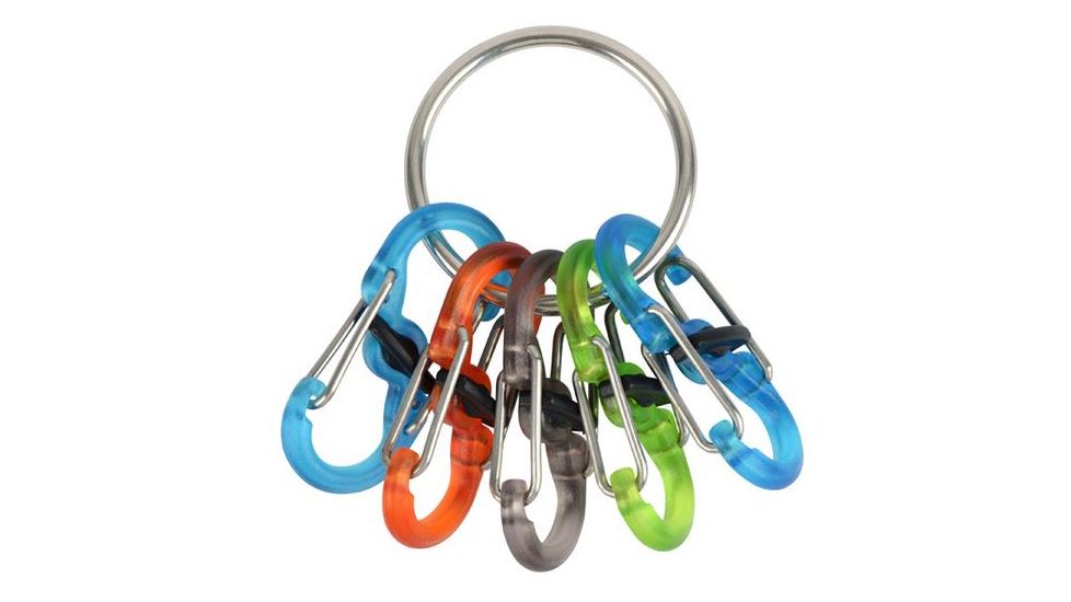 Nite Ize KeyRing Locker S-Biner, Assorted, KRGP-11-R3