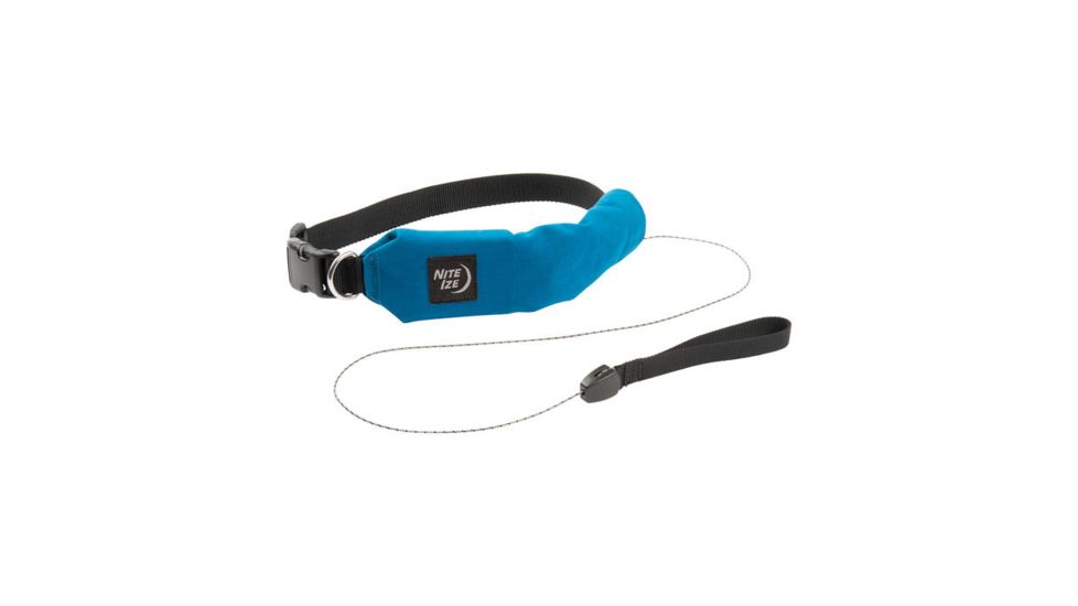 Nite Ize RadDog All-In-One Collar Plus Leash, Blue, Small RRLS-03-R3