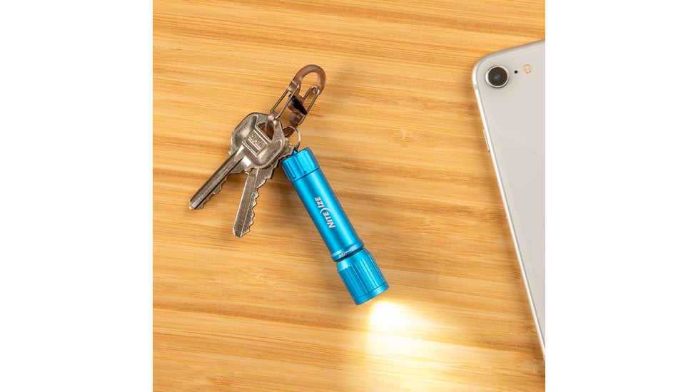 Nite Ize Radiant 100 Keychain Flashlight, Blue, R100F-03-R7