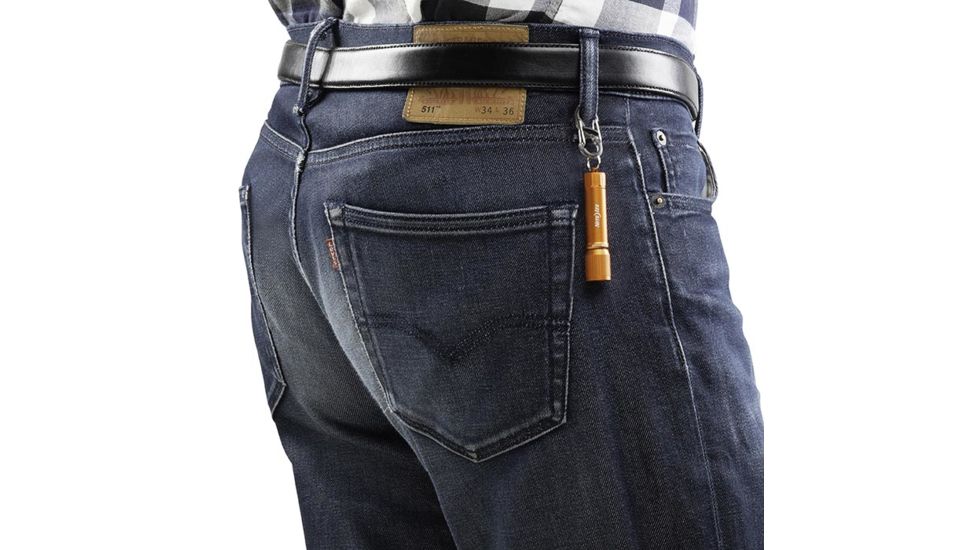 Nite Ize Radiant 100 Keychain Flashlight, Orange, R100F-19-R7