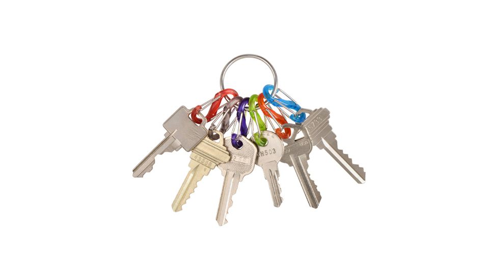 Nite Ize S-Biner KeyRing, Stainless, KRG2-11-R3