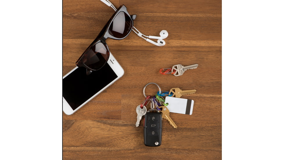 Nite Ize S-Biner KeyRing, Stainless, KRG2-11-R3