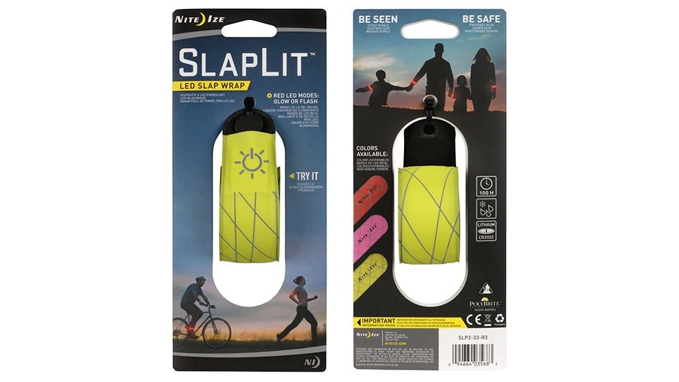 Nite Ize SlapLit LED Slap Wrap,Neon Yellow SLP2-33-R3