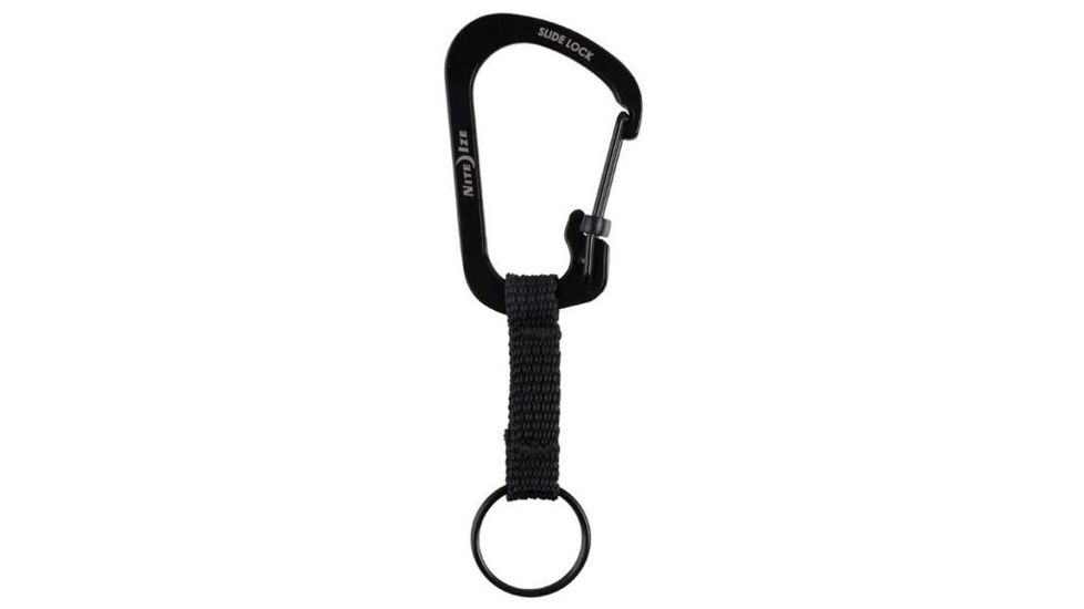 Nite Ize SlideLock Key Ring #3 Black, 3 CSLW3-01-R6