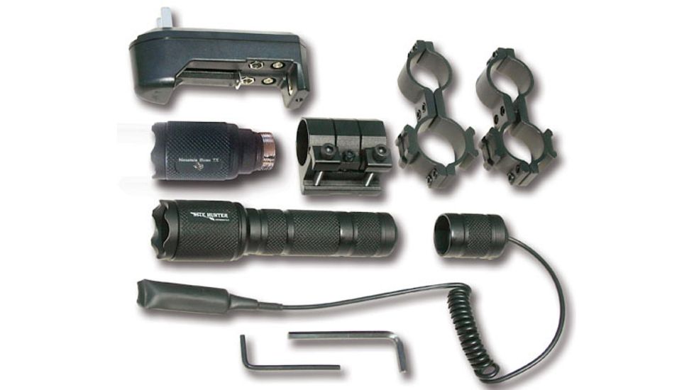 Nite NHV-DLX Rifle Mount System Red/Grn LED Modules 300 Lumens Lithium Ion Blk NHVDLX