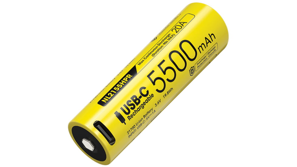 Nitecore 21700 Rechargeable Battery, NCNL2155HPR