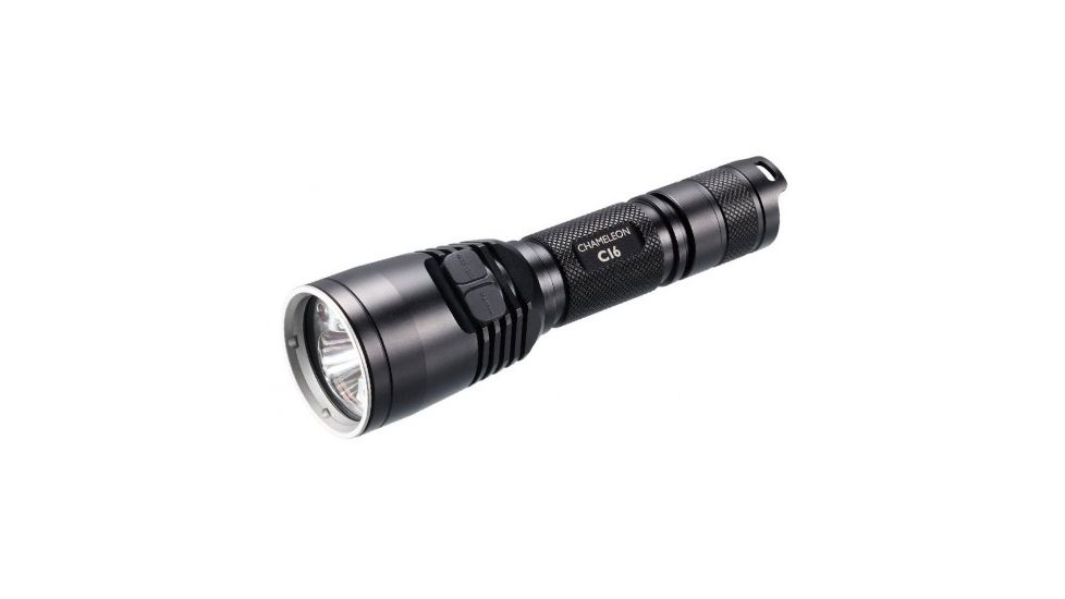 Nitecore Chameleon CI6 IR CREE XP-G2 R5 and CREE XP-E R2 LED Flashlight, 440 Lumens, Black, Runs on 2x CR123A or 1x18650 Batteries NITECORE-CI6-XPG2-SMO