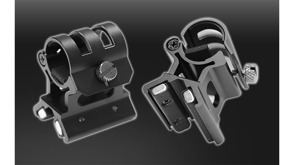 Nitecore GM02MH 1in Magnetic Barrel Gun Mount for Flashlights, Black, 6952506493531