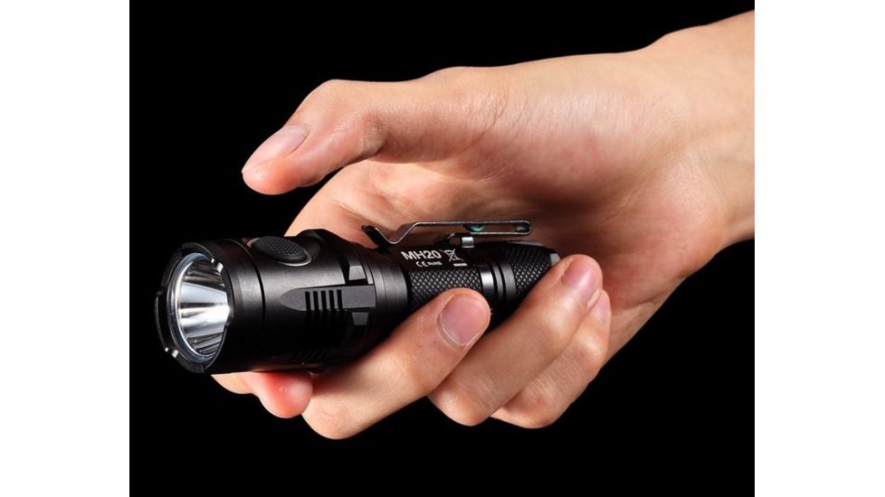 Nitecore MH20 Rechargeable CREE XM-L2 U2 LED Flashlight,1000 Lumens, Black NITECORE-MH20