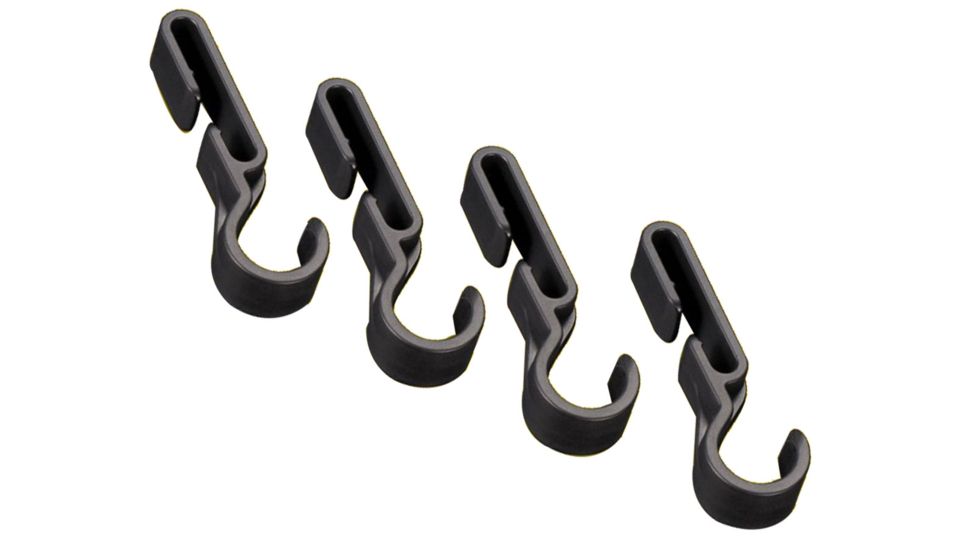 Nitecore NHC10 Helmet Clip, 4 Piece Set, Black NITECORE-NHC10-4PC