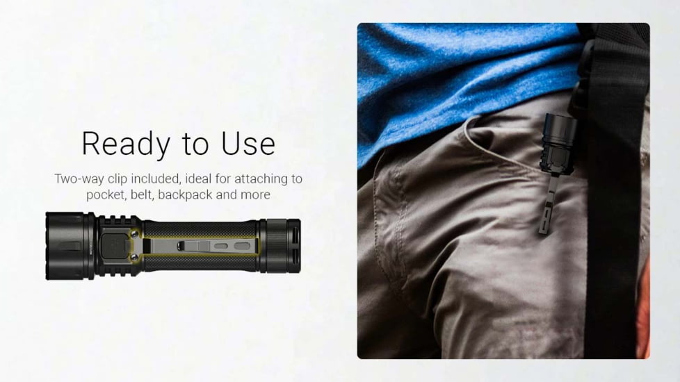 Nitecore EX7 USB-C Rechargeable 6000 Lumens LED Flashlight