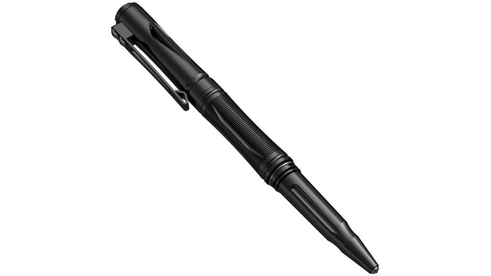 Nitecore Tactical Pen, Tungsten Bezel, Aluminum Alloy, Black, NTP21