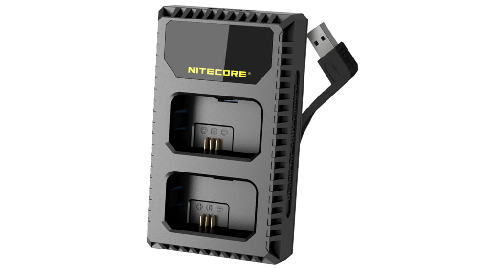 Nitecore USN1 Sony Camera Battery Charger for NP-FW50 Batteries, Black, 6952506492374