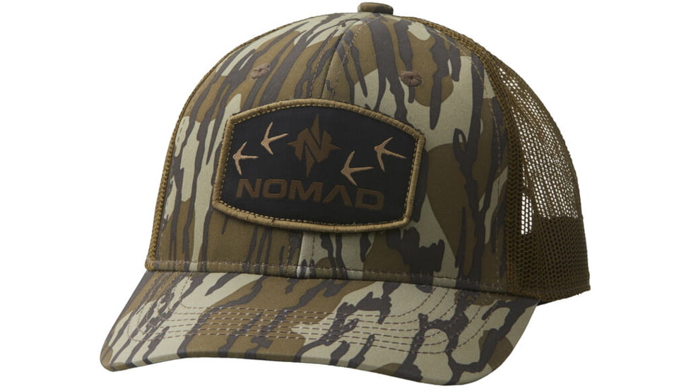 Nomad Camo Turkey Trucker Hat Mossy Oak Bottomland Adjstbl